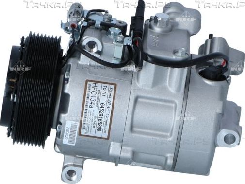 Компрессор кондиционера NRF EASY FIT для BMW 5 VI (F10/F11/F07) 2009-2013. Артикул 32888