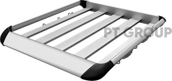 Багажник-корзина PT Group универсальная алюминиевая с прямым бортом 1290х990мм на крышу автомобиля. Артикул UNI-XX-120709.46