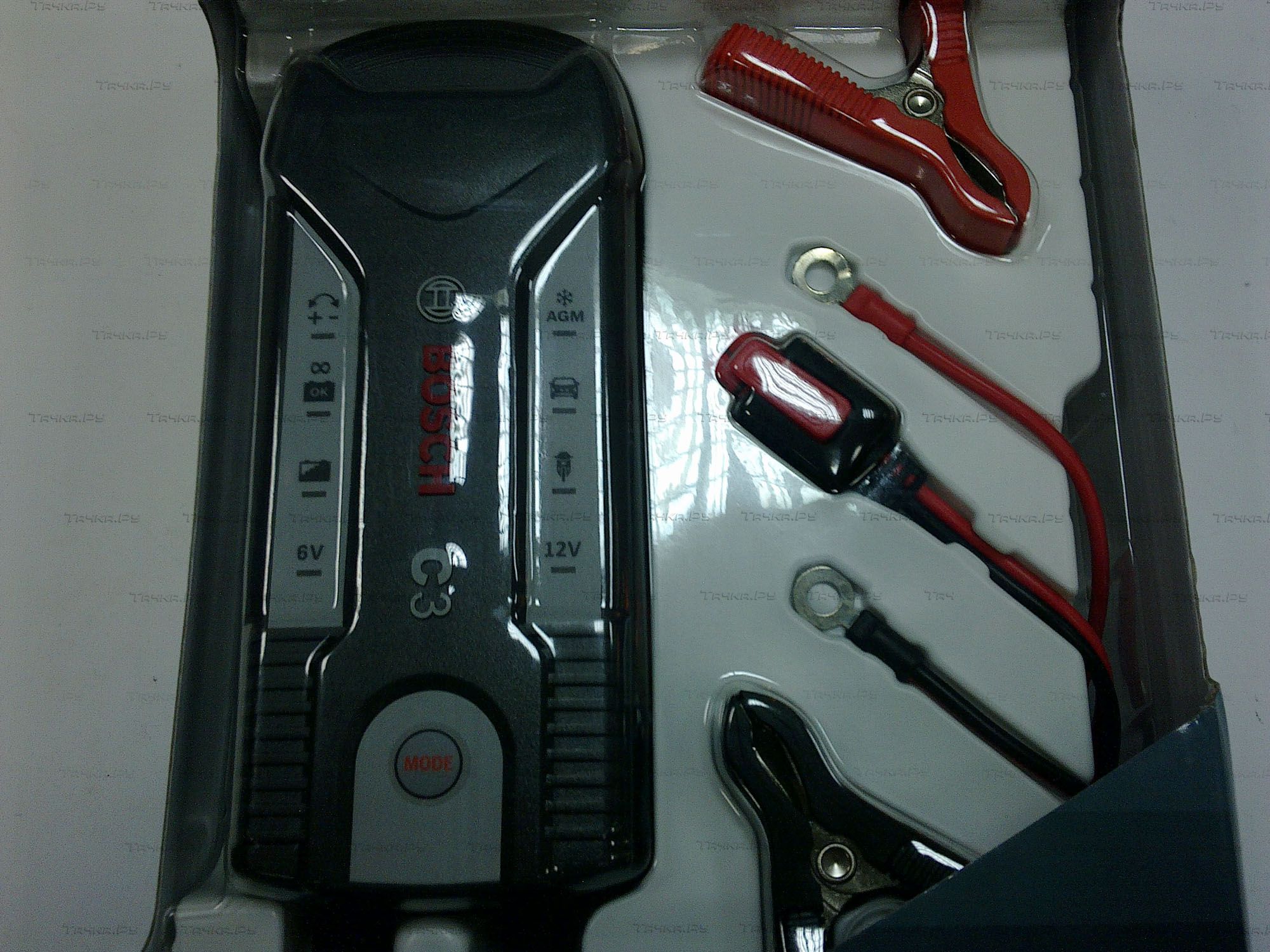 Зарядное устройство 6/12V-3,8a C3 Bosch. Артикул 0 189 999 03M - купить в  Воронеже, каталог с ценами. Доставка по всей России. Магазин Тачка.Ру