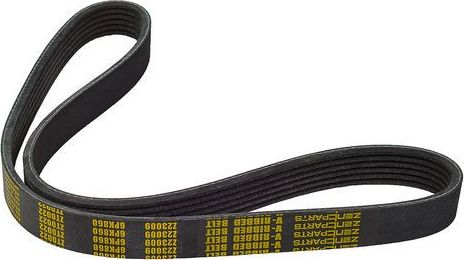 Приводной ремень поликлиновой Zentparts для Honda Stream I 2001-2006. Артикул Z23009