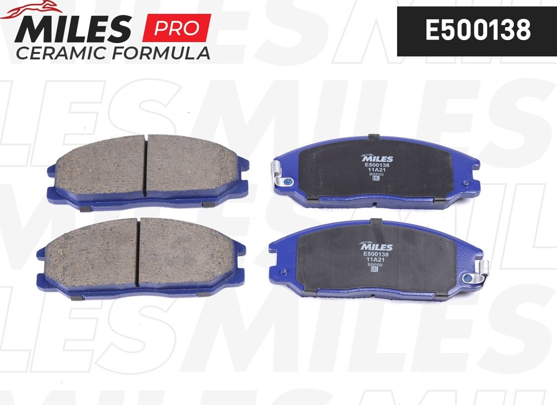Тормозные колодки Miles (Керамика). Артикул E500138