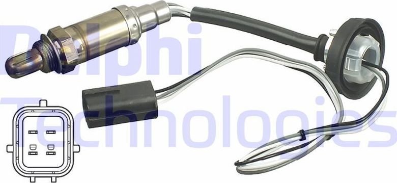 Лямбда-зонд (кислородный датчик) Delphi. Артикул ES11108-12B1