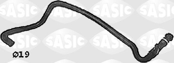 Патрубок радиатора (системы охлаждения) Sasic левый для Renault Clio II 1998-2013. Артикул SWH4304