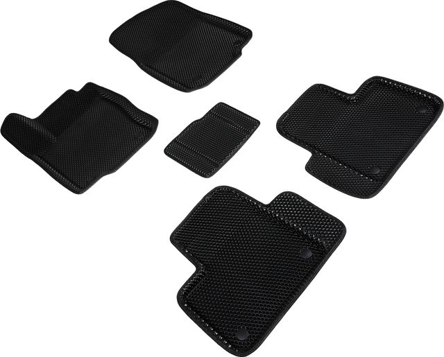 Коврики Seintex 3D EVA Ромб для салона Mercedes-Benz GLE-Класс I C292 Coupe 2015-2019 ЧЕРНЫЕ. Артикул 95319