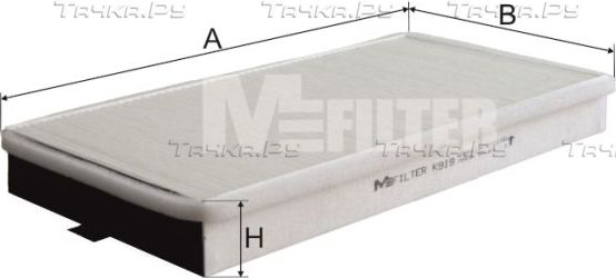 Салонный фильтр MFilter. Артикул K 919