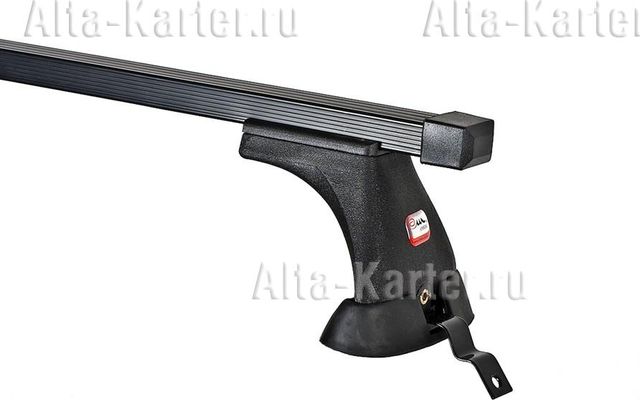 Багажник на крышу Amos Koala креп. за дверные проемы для Renault Logan II седан 2014-2026 (Прямоугольные дуги). Артикул K-i-o1.2