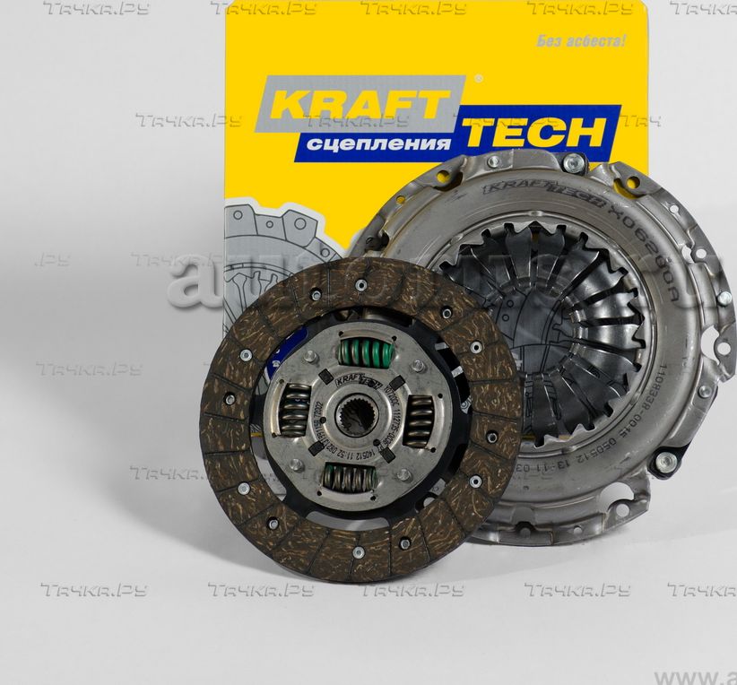 Сцепление (комплект) KraftTech 2P Kit для Renault Fluence I 2010-2017. Артикул W06200B9