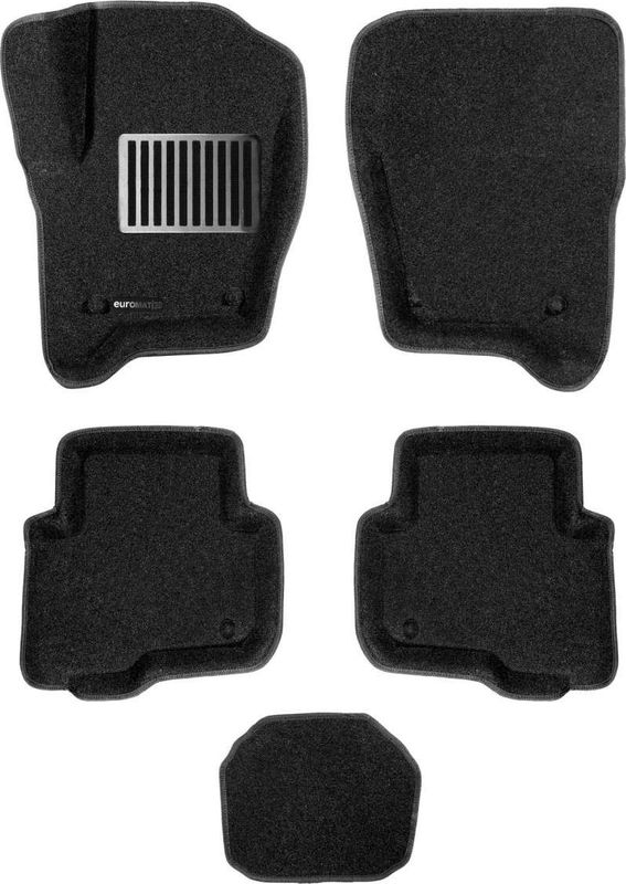 Коврики текстильные Euromat 3D Business для салона Land Rover Discovery III 2005-2009 БЕЖЕВЫЕ. Артикул EMC3D-003100T