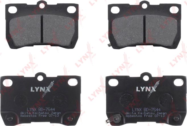 Тормозные колодки LYNXauto. Артикул BD-7544