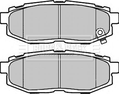 Тормозные колодки Borg & Beck. Артикул BBP2372