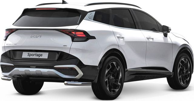 Защита Rival заднего бампера d57 уголки для Kia Sportage V 2021-2026. Артикул R.2814.002