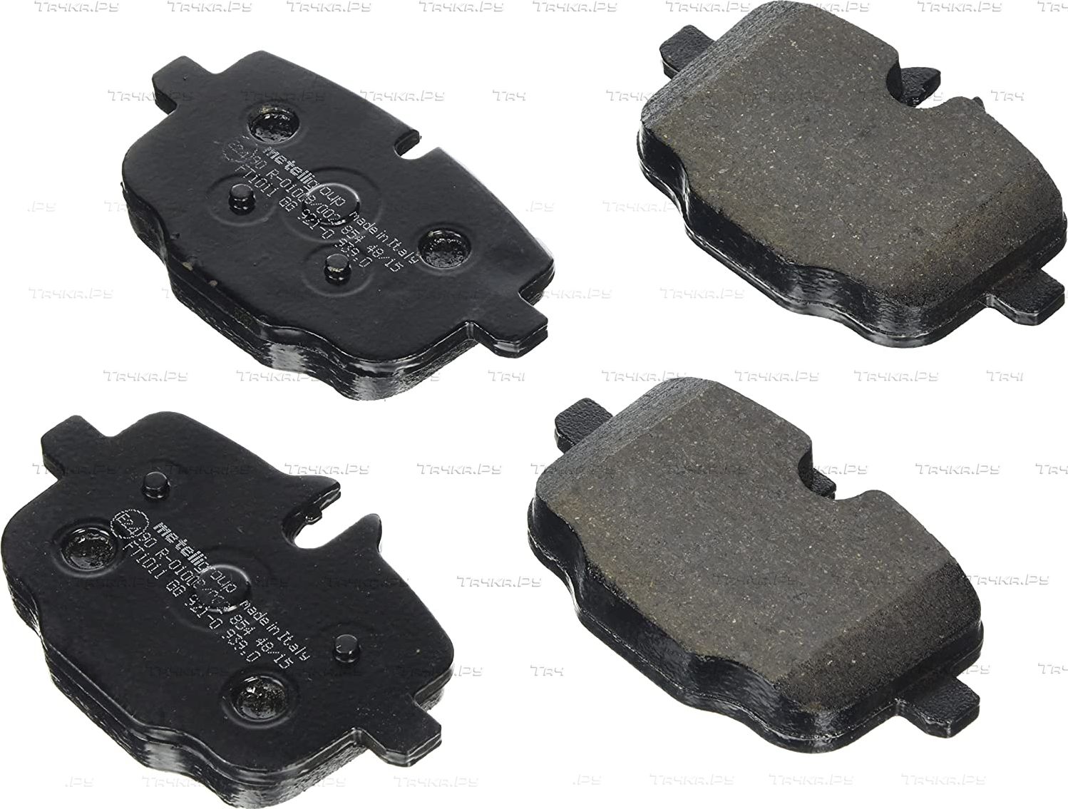 Тормозные колодки Metelli задние для BMW 5 VI (F10/F11/F07) 2010-2017. Артикул 22-0921-0
