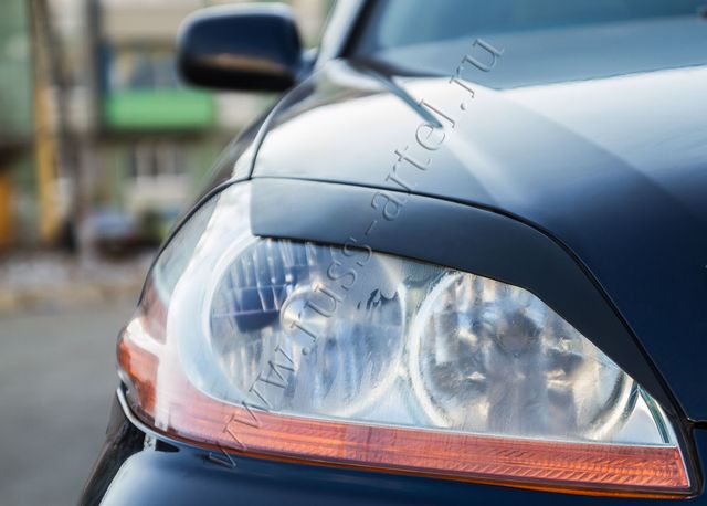 Накладки Русская Артель на передние фары (реснички) для Toyota Mark II X110 2000-2004. Артикул RETM-008300