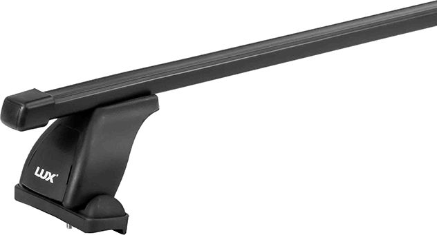 Багажник на крышу Люкс на штатные места для Toyota Highlander III 2014-2019  (Прямоугольные дуги). Артикул 842129+846103