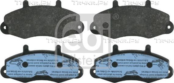 Тормозные колодки Febi Bilstein. Артикул 16037