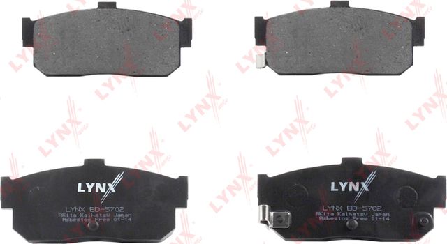 Тормозные колодки LYNXauto. Артикул BD-5702