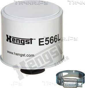 Воздушный фильтр Hengst для Volvo  FL6 1985-2000. Артикул E566L