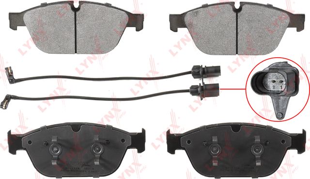 Тормозные колодки LYNXauto для Audi S8 III (D4) 2012-2018. Артикул BD-1229