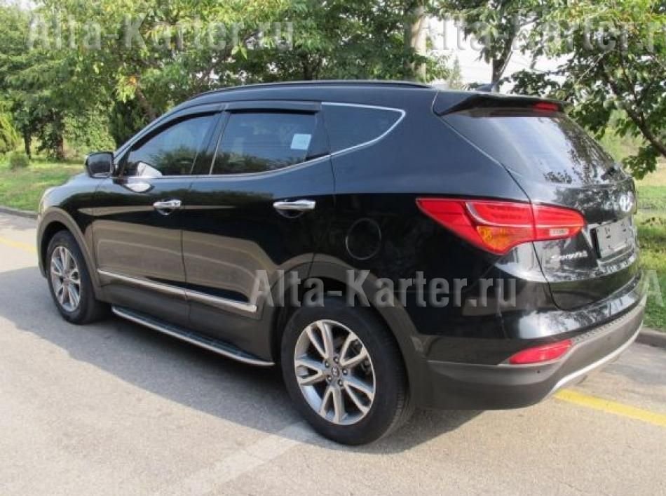 Дефлекторы Cobra Tuning для окон Hyundai Santa Fe III 2012-2026. Артикул H23612