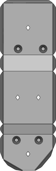 Защита алюминиевая АВС-Дизайн для топливного бака Haval H9 2017-2026. Артикул 06.05ABC