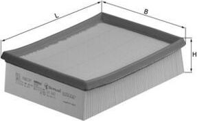 Воздушный фильтр Mahle. Артикул LX 642