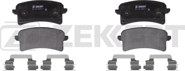 Тормозные колодки Zekkert задние для Haval H9 I 2017-2026. Артикул BS-1176