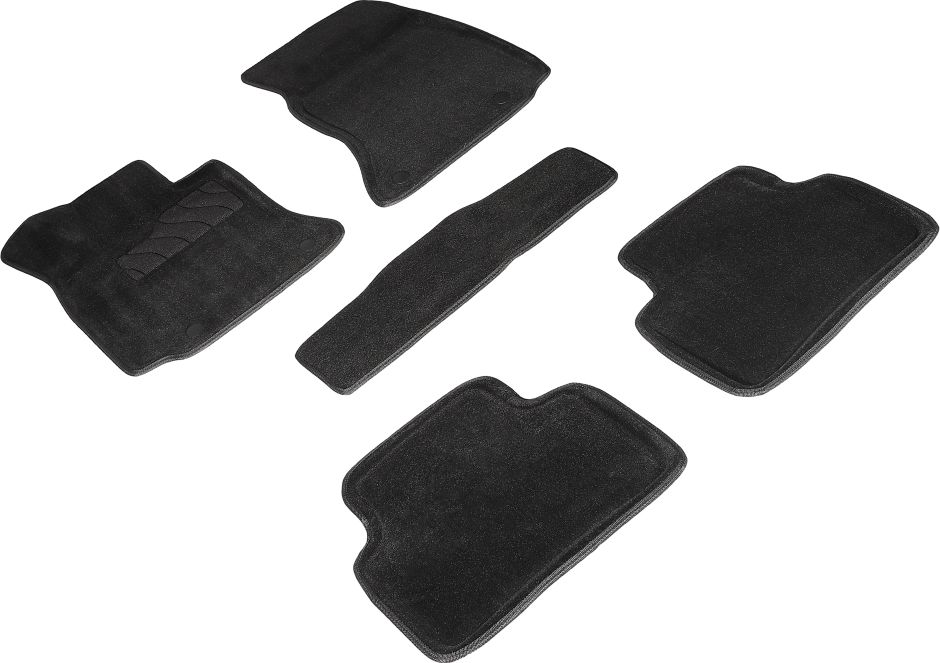 Коврики Seintex 3D ворсовые для салона Mercedes-Benz C-Класс W206 2021-2026 ЧЕРНЫЕ. Артикул 96627