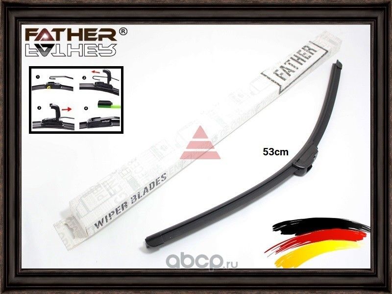 Бескаркасная щетка 530мм Hook (Father). Артикул F2839R99