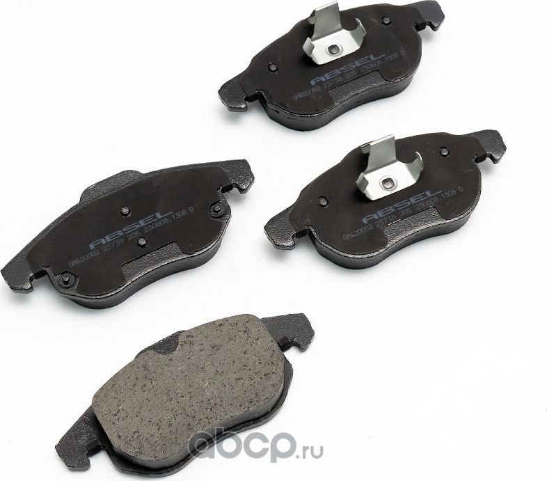 Колодки тормозные передние (Absel). Артикул GM420002