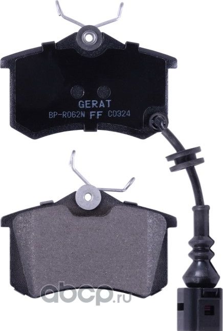 Тормозные колодки Gerat BP-R062N (задние) Normal Gerat. Артикул BPR062N