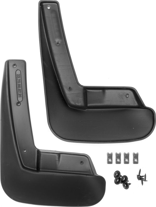 Брызговики Frosch (в пакете) задняя пара для Mazda 3 III седан 2013-2018. Артикул NLF.33.28.E10