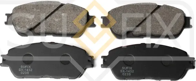 Колодки тормозные дисковые | перед прав/лев | (Sufix). Артикул SX-1452
