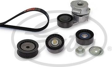 Приводной ремень поликлиновой с роликами (комплект) Gates Micro-V®. Артикул K086PK1685