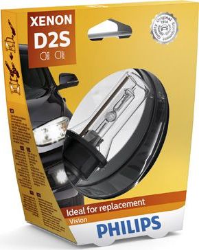 D2S 85V-35W (P32d-2)  4400K Vision (Philips) Philips Xenon Vision. Артикул 85122VIS1