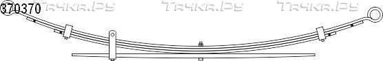 Рессора CS-Germany. Артикул 10.370.370.00