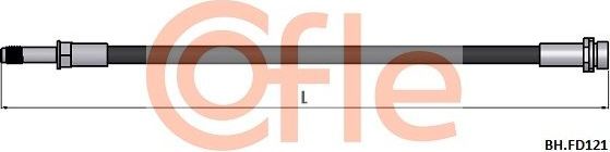 Тормозной шланг Cofle задний для Ford Mondeo V 2014-2026. Артикул 92.BH.FD121