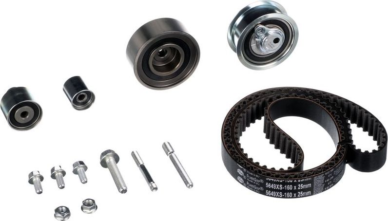 Ремень ГРМ с роликами (комплект) Gates PowerGrip®. Артикул K025649XS