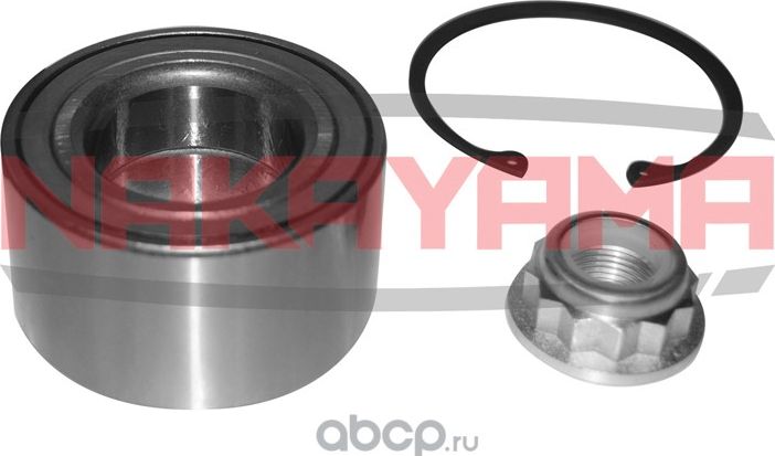 Комплект подшипника ступицы колеса AUDI A3, TT, SKODA OCTAVIA I, VW GOLF, BORA 9 (Nakayama). Артикул M1106NY