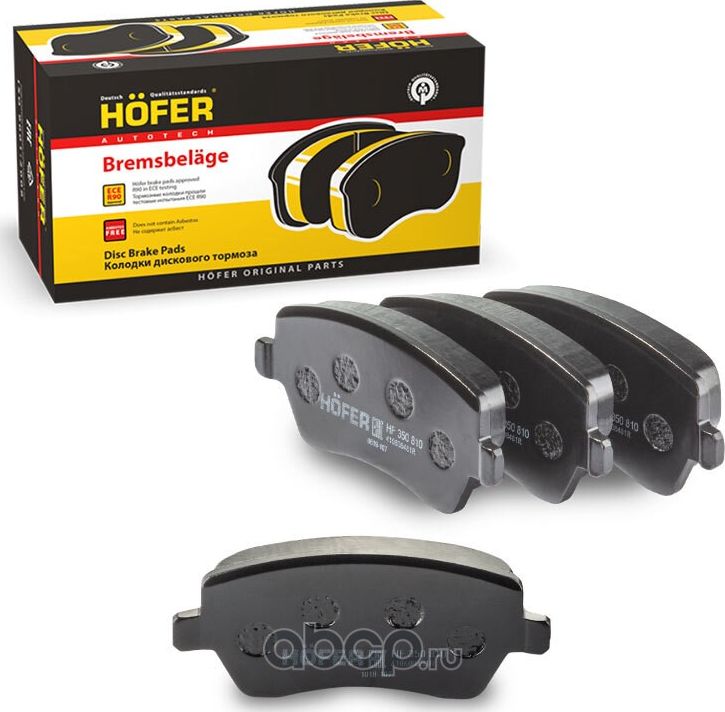 Колодки торм. перед. Renault Logan , LADA Largus 16V, Vesta (Hofer). Артикул HF350810