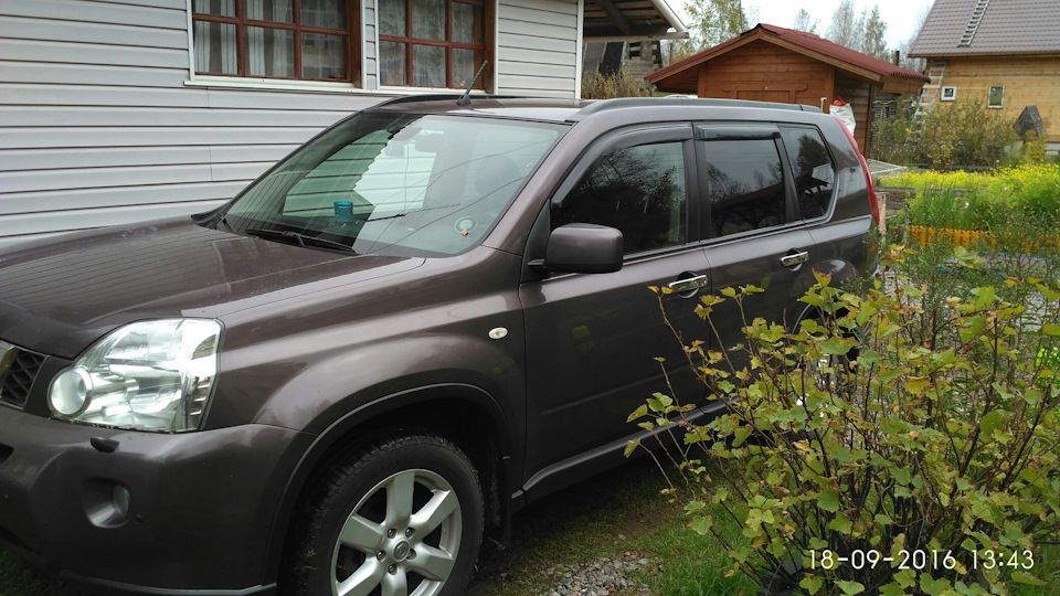 Дефлекторы V-Star для окон Nissan X-Trail T31 2007-2014. Артикул D57307