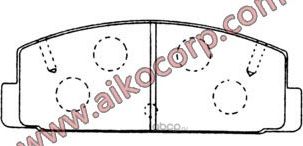 Комплект дисковые тормозных колодок. Серия Exclusive (Aiko). Артикул PF5203