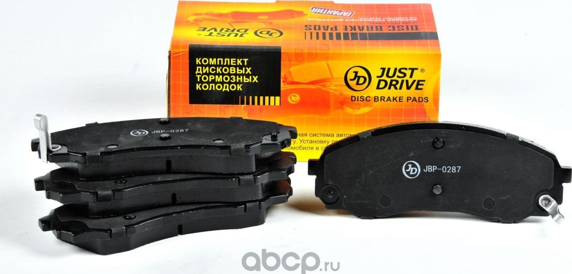 Колодки тормозные, передние GDB3448 (Just Drive). Артикул JBP0287