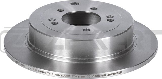 Тормозной диск Zekkert задний для Kia Sportage IV 2015-2026. Артикул BS-6250