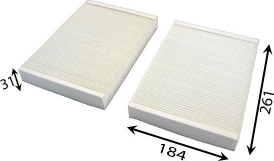 Салонный фильтр JS Asakashi. Артикул AC0148SET