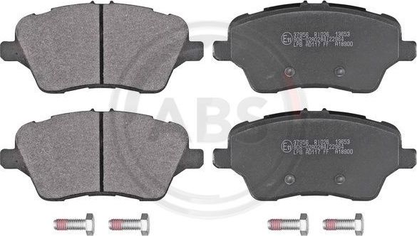 Тормозные колодки ABS. Артикул 37956