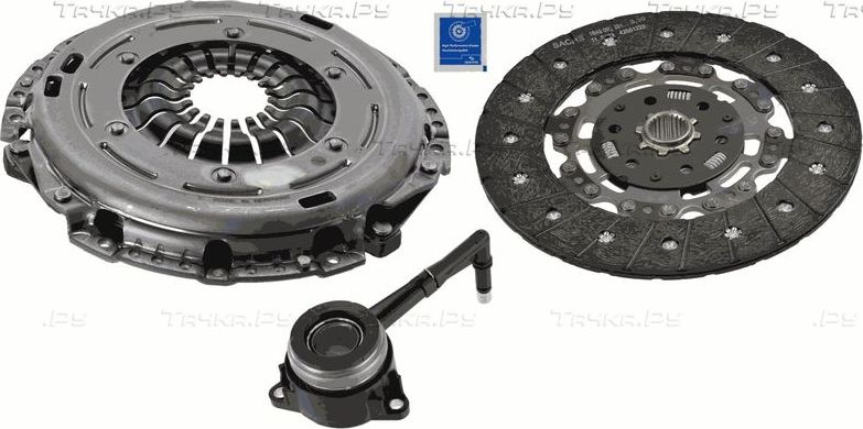 Сцепление (комплект) SACHS XTend Kit plus CSC для Skoda Kodiaq I 2016-2026. Артикул 3000 990 331