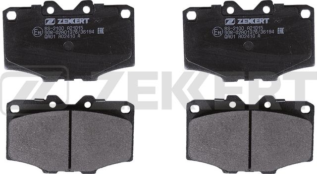 Тормозные колодки Zekkert. Артикул BS-2100