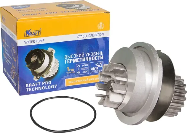 Насос водяной GM NEXIA/LANOS 98- 16 V (Kraft) Kraft. Артикул KT059352