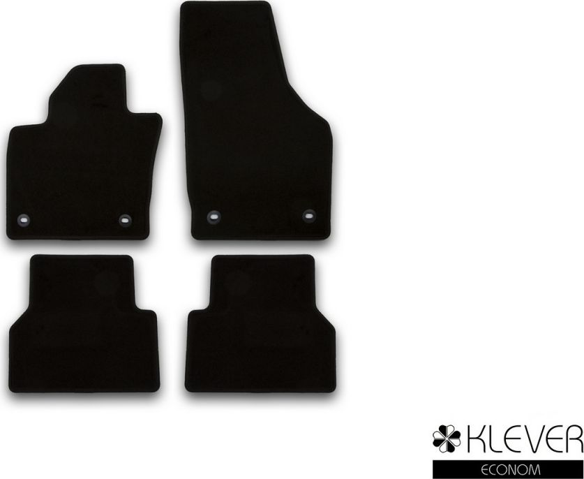 Коврики Klever Econom для салона Audi Q3 кроссовер 2015-2018. Артикул KVR01041901200k