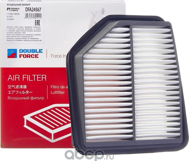Фильтр воздушный (Double Force). Артикул DFA24567
